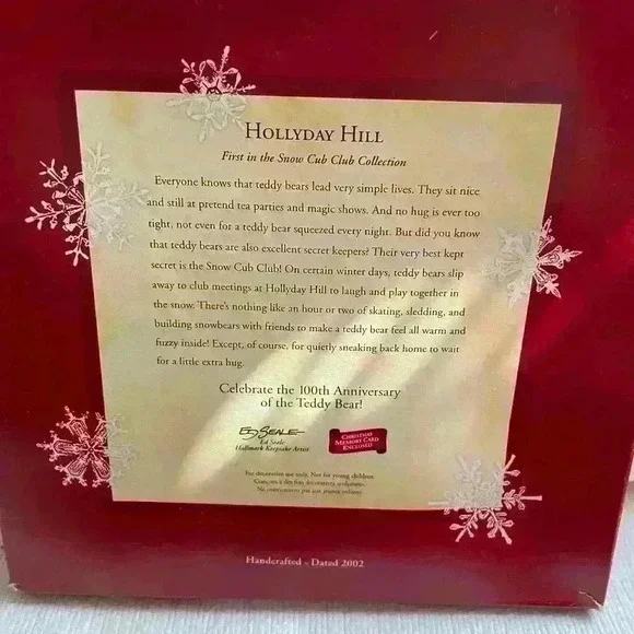 Vintage 2002 Hallmark Keepsake Ornaments Holiday Hill Set of 5 - Picture 6 of 12